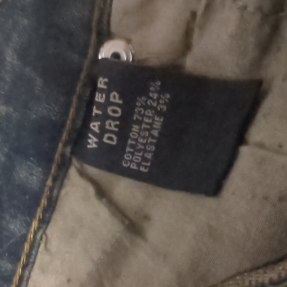 WATER DROP Embroidered Flared Jeans ~ NWOT - Picture 5 of 11